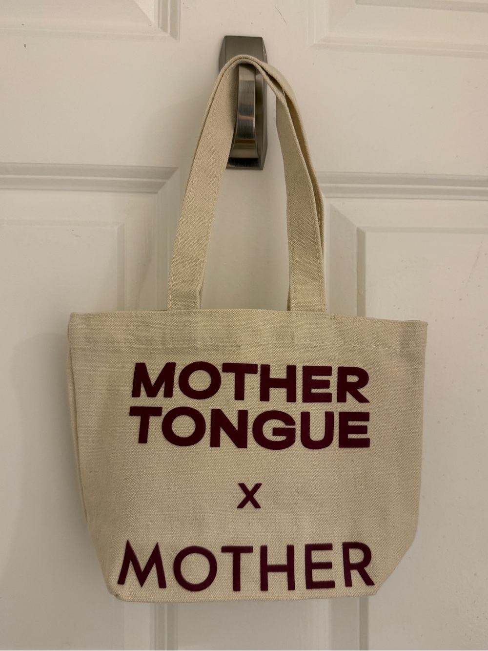 Morher Tongue X Mother Canvas Bag